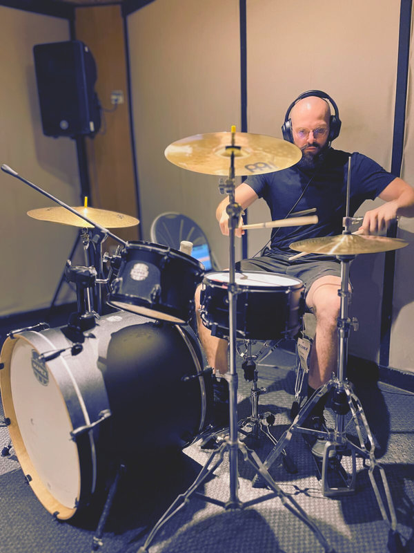 who's that bald king behind the kit? tracks are sounding great so far. g-man & i have hit on a…